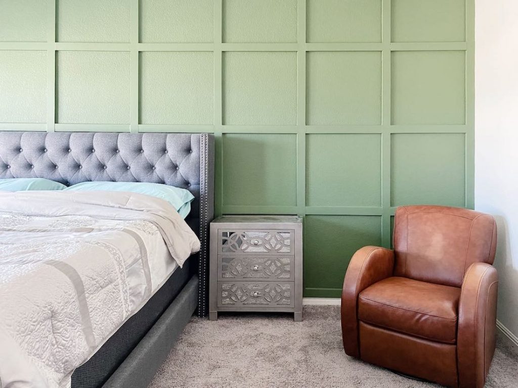 Green Accent wall