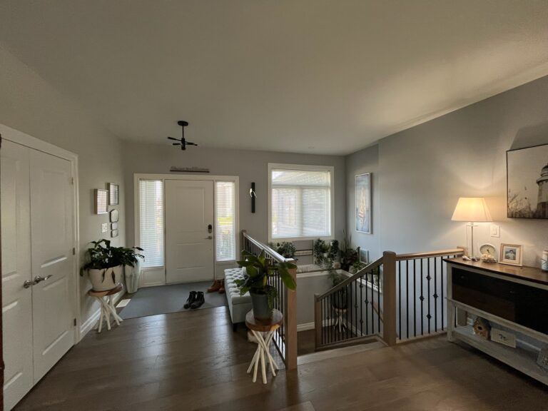 big room with front door